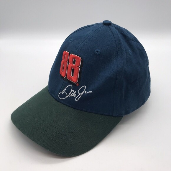 Dale Earnhardt Jr. Junior #88 NASCAR Baseball Cap Kellogg’s Racing Navy & Green - Picture 3 of 8